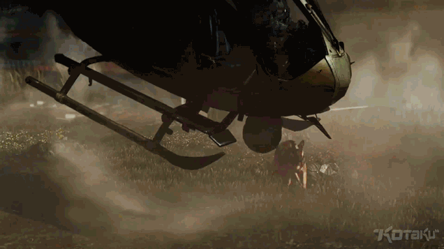 dog,god,down,helicopter,taking
