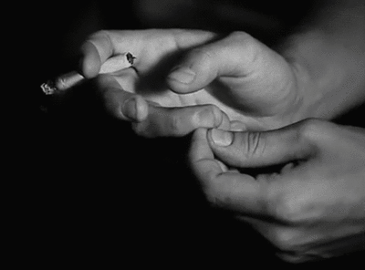 lonely,smoking,alone,sadness,sad,nervous,loneliness,hand,nerve,black and white,smoke,hipster,indie,light,grunge,hands,cigarette,fingers,skin,cleard