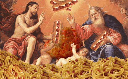 religion,noodles,spaghetti,meatball,sandwich,food,monster,original,subway