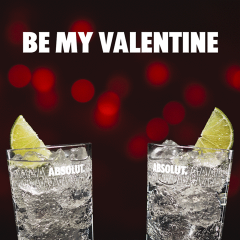 valentine,valentines,absolut vodka,drinks tonight cocktails,lets go out for drinks