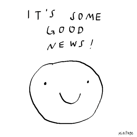 announcement,good news,positive,optimism,optimistic,information,bad news,positivity,smiley face,animation,news,smile,surprise,peace,important,info,peaceful,cable,glad,drawingintheforest,mia page,peace on earth