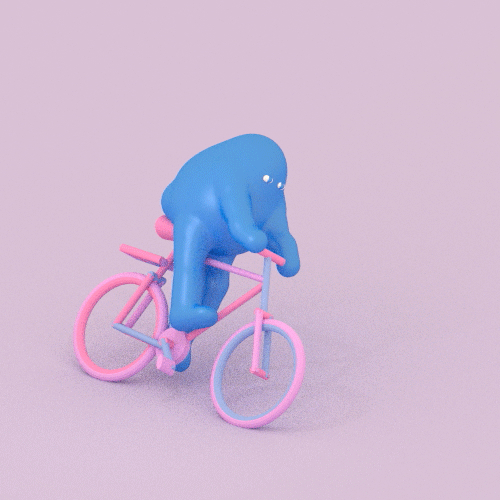 bicycle,3d,illustration,art,artists on tumblr,loop,design,bike,glanders on tumblr