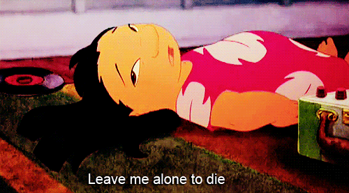 lilo and stitch,leave me alone to die,sad,depressed,depression,die,lilo,dying,cartoons comics