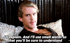 cary elwes,the princess bride,westley,chris sarandon,prince humperdinck,prince humperdink,the sass is strong in this one,i adore this entire scene