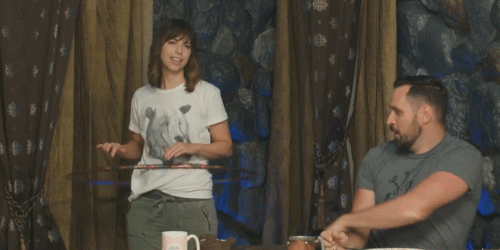 critical role,hula,laura bailey,travis willingham,reaction,and,dragons,react,laura,role,dungeons and dragons,dnd,dungeons,travis,swat,hoop,critrole,bailey,critical,vex,grog,willingham,swatting,criticalhoop