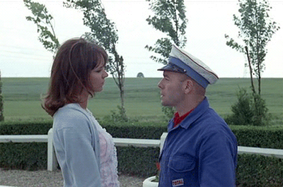 anna karina,godard,pierrot le fou,nouvelle vague,1965,movies,vintage,french,silly,60s,sixties,french movies,jean luc godard