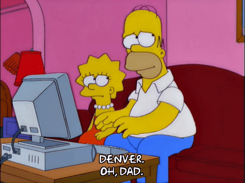 computer,homer simpson,lisa simpson,season 12,episode 6,disappointed,typing,12x06