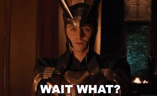 reaction,tom hiddleston,loki,thor,the avengers,wait what