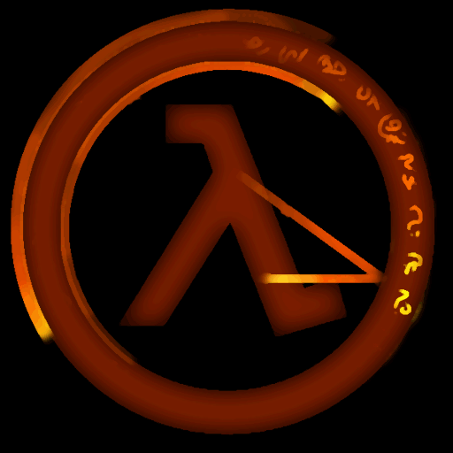 Half life логотип лого гифка.