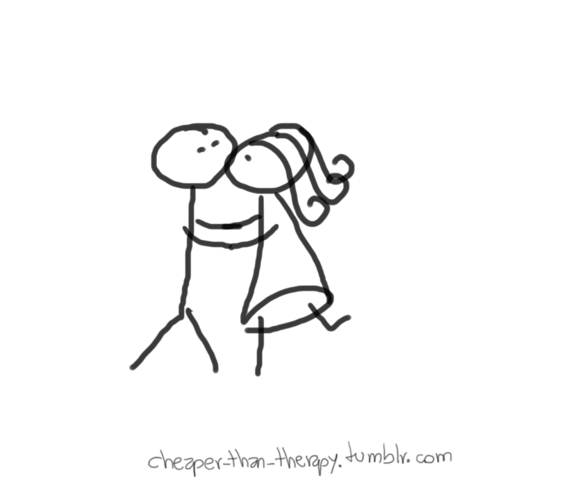 Animated GIF: relationship stick figure lovers.