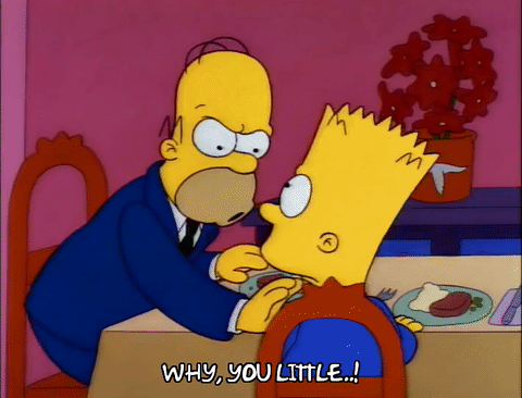 Гомер симпсон барт симпсон сезон 3 гифка.