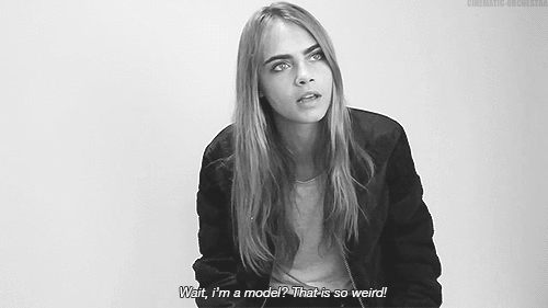cara delevingne,black and white,model,weird,chanel