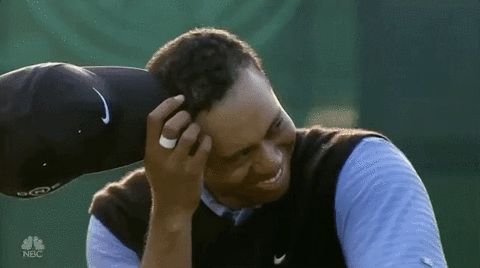 tiger woods,laughing,nbc,embarrassed,nbc 90th special,nbc 90