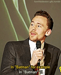 interview,batman,tom hiddleston