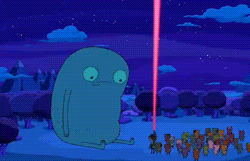 laser,adventure time,belly of the beast,laser party