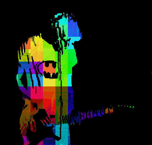 guitar,pixels,music,art,trippy,hoppip,batman,imt,helicopter,experimental,bloc party,kele okereke,i found the background on the net please let me now if it belongs to some tumblr user,cartoons comics