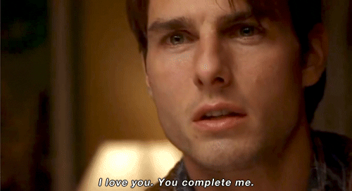 you complete me,tom cruise,i love you,jerry maguire,renee zellweger,cameron crowe