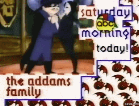 90s,cartoon,cartoons,the addams family,saturday morning cartoons