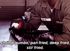 forrest gump,movies,movie,cooking,tom hanks,movie quote,robert zemeckis,learning,shrimp,learned,movie characters,bubba,forrest gump movie,forrest gump quote,many ways,shining boot,mykelti williamson,quote