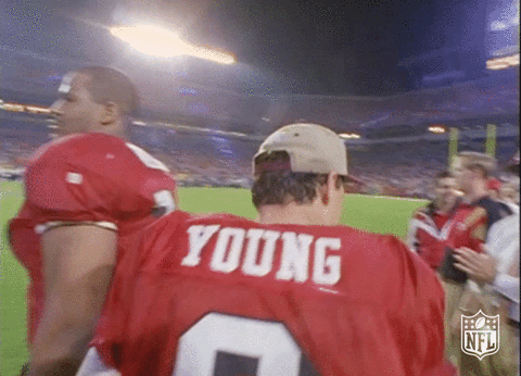 monkey off my back,49ers,san francisco 49ers,football,nfl,young,niners,steve young,monkey off his back