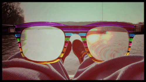 loop,legs,autumn,rainbow,glasses,river,lake,distortion,lens,riverside,straglow