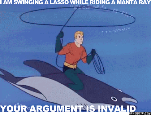 lasso,whale,aquaman,animation,wings,rolling,argument,rope,superheros,your argument is invalid,cartoons comics