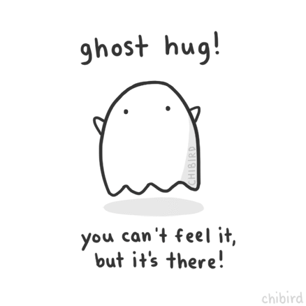 hug,virtual hug,ghost hug,ghost