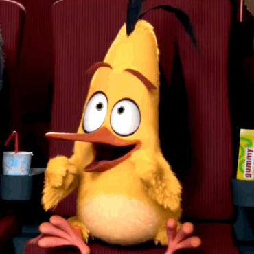 happy,yes,angry birds,movie,excited,bird,sweet,great,good,chuck,the angry birds movie