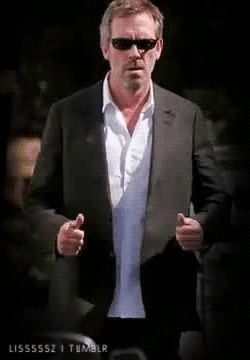 reaction,swag,thumbs up,hugh laurie