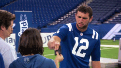 aubrey plaza,andrew luck,football,parks and recreation,parks and rec,ron swanson,nick offerman,april ludgate,indianapolis colts,jerry gergich,flouride,larry gergich,jim oheir
