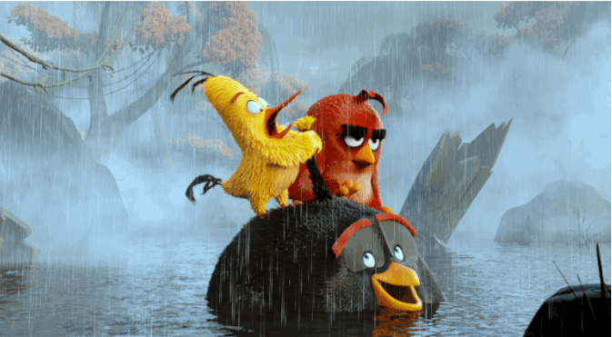 angry birds,piggy back ride,angry,water,red,bird,chuck,birds,screaming,swimming,bomb,journey,the angry birds movie,battle cry