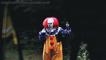 it,pennywise the clown,tim curry,horror,films,john ritter,stephen kings it