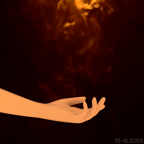 burn,fire,pi slices,trippy,abstract,hand,ignite