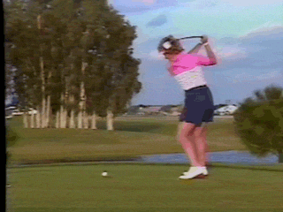 dust,golf swing,vhs,prank,80s,pink,1980s,oc,power,golf,explode,golf for women