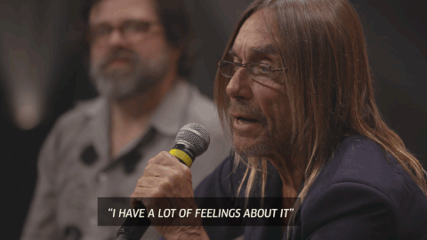 funny,serious,joke,feelings,iggy,montreal,emotional,shy,iggy pop,overwhelmed,rbma,rbmamtl,red bull music academy,iggypop,i have a lot of feelings about it,i dont want to talk about it
