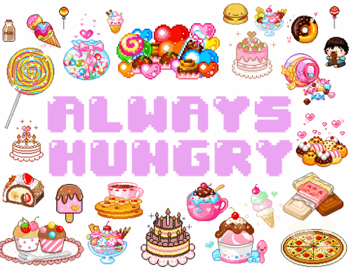 food,kawaii,hungry,forever,always,always hungry,forever hungry