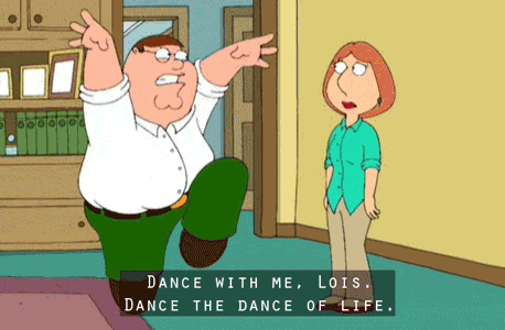 victory dance,family guy,peter griffin,funny,fail,dance,hilarious,lois griffin,cartoons comics
