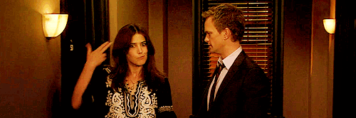 how i met your mother,neil patrick harris,tv,television,funny,hilarious,barney stinson,robin,guns,cobie smulders,barney,amusing,canadians,scherbotsky,second best television couple,best night ever