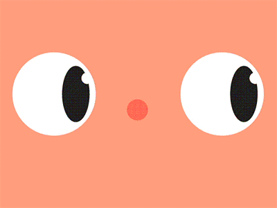 see,looking,glitch,infinite cat,vector,pupils,cat,animation,loop,eyes,tongue,forever,blink,side,seeing