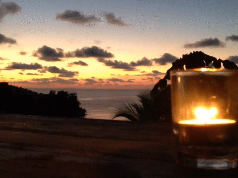 cinemagraph,candle,sunset