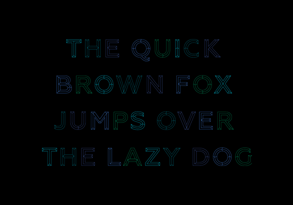 art deco,neon,design,blue,alphabet,typography,type,letters,electric,typeface,jaques and jaques,anna jaques,the quick brown fox