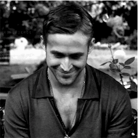 crazy stupid love,black and white,laughing,ryan gosling