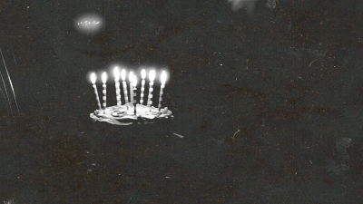 birthday,black and white,cake,candles