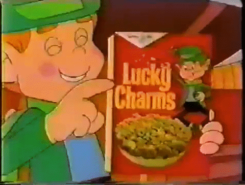 Lucky charms luck of the irish ирландский гифка.