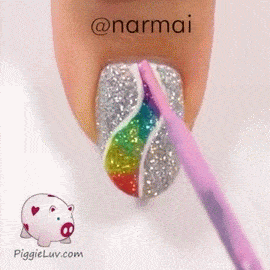 nail art,nail tutorial,lgbt pride,rainbow,glitter,lgbt,diy,nails,manicure,pride nails,rainbow nails