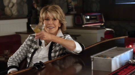 martini,netflix,jane fonda,grace and frankie,cheers,mothers day,grace,mothersday,happy mothers day,heres to you