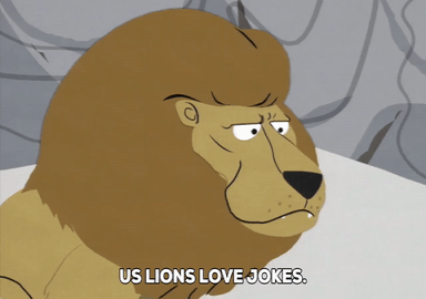 Глупый лев. Говорящий Лев. Анимированный Лев.