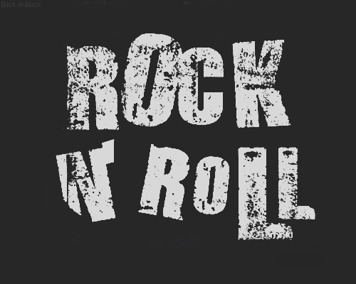 Rock and roll rock on black and white GIF on GIFER - by Whisperrunner
