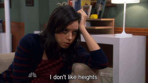 andy dwyer,parks and recreation,april ludgate,career,7x03,william henry harrison,height
