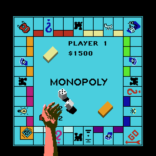 monopoly,brobrain,gaming,game,nes,1991,sculptured software